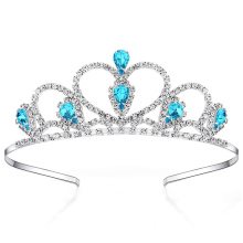 UNIQ Red Gems Rhinestone Tiara No Comb for Little Kid Big Kid Prom Birthday Elsa Princess Crown Girl Tiara